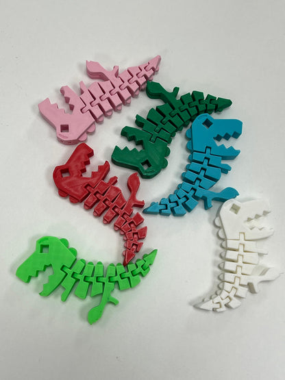 Stappa bottiglie T-Rex 100% snodabile stampato in 3D in PLA