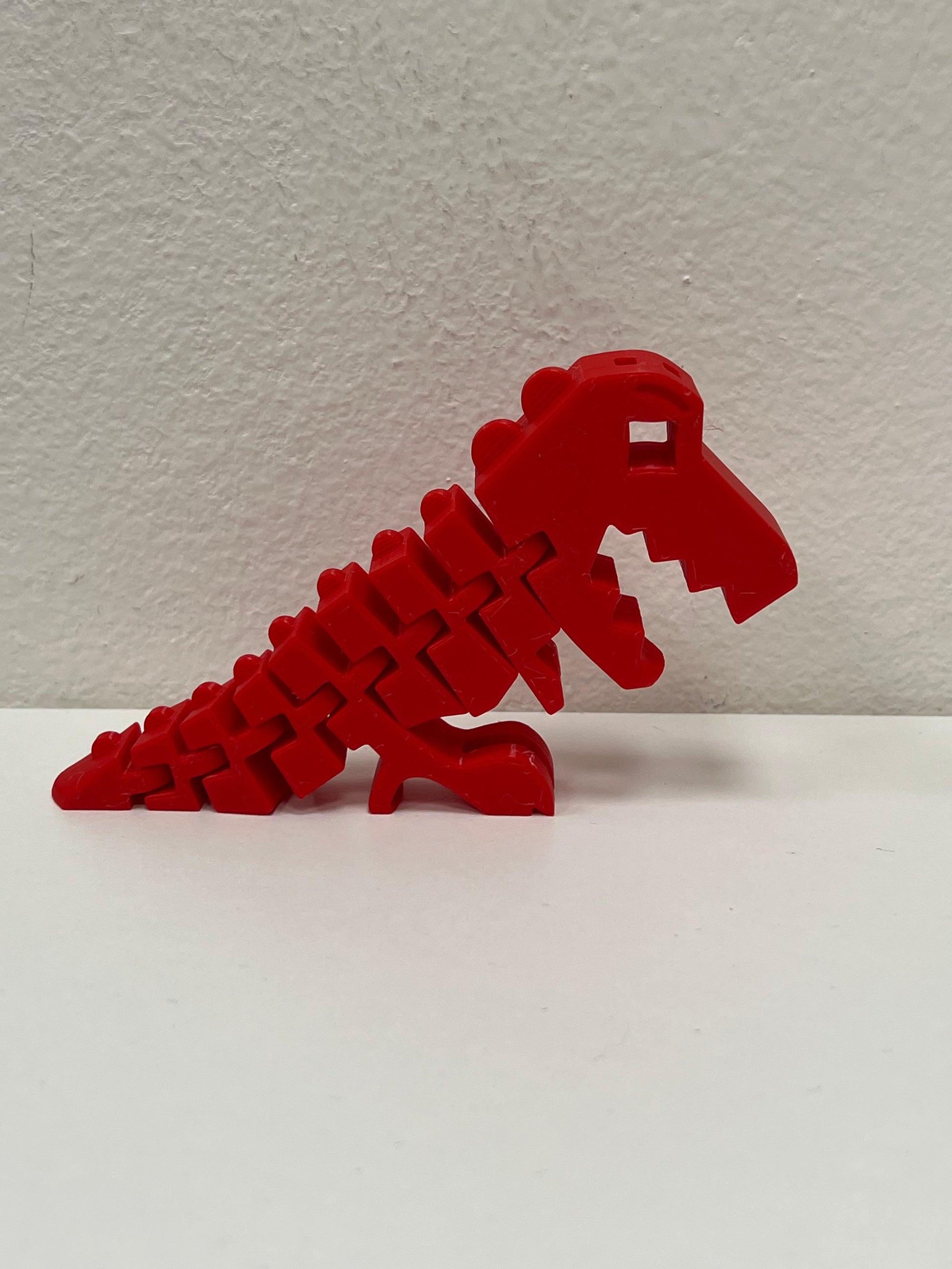 Stappa bottiglie T-Rex 100% snodabile stampato in 3D in PLA
