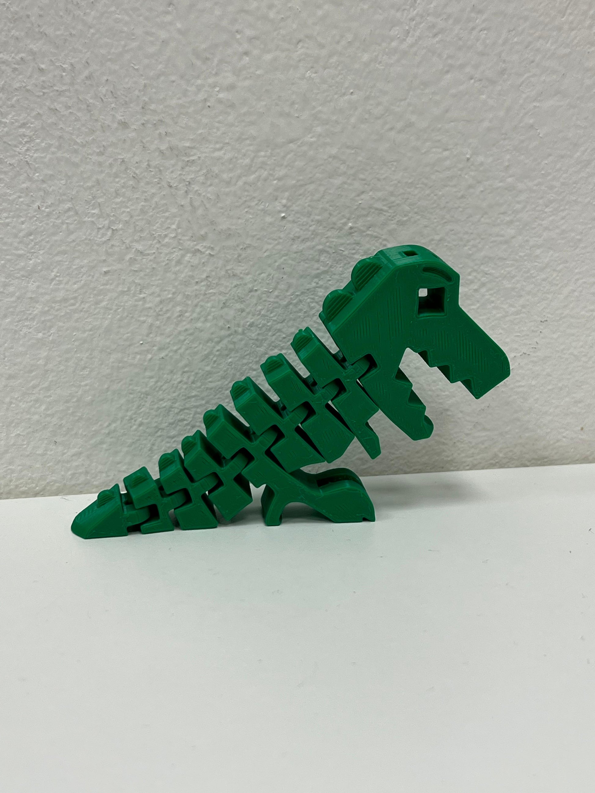 Stappa bottiglie T-Rex 100% snodabile stampato in 3D in PLA