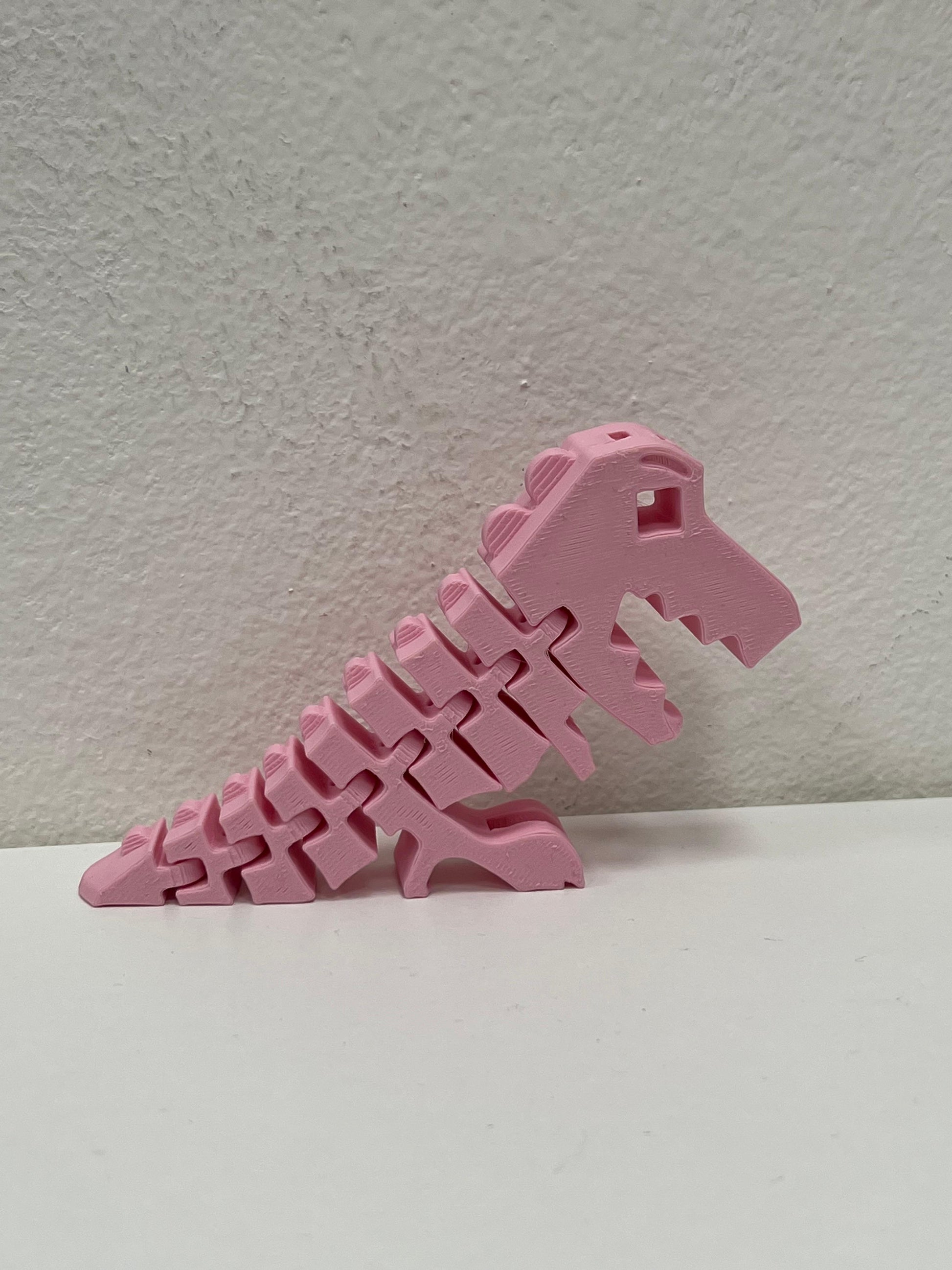 Stappa bottiglie T-Rex 100% snodabile stampato in 3D in PLA