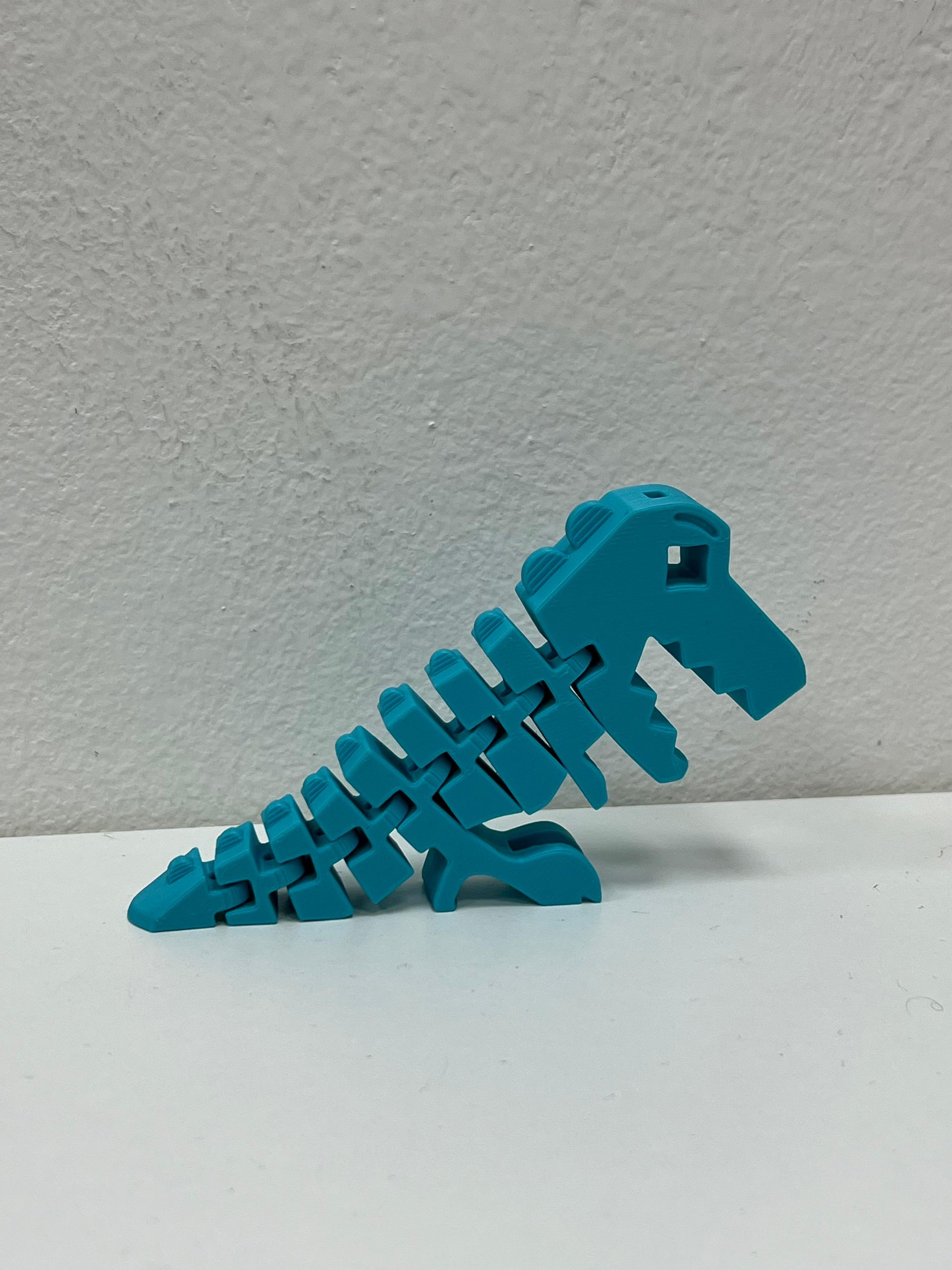 Stappa bottiglie T-Rex 100% snodabile stampato in 3D in PLA