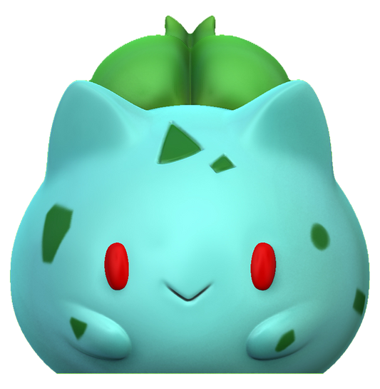 Bulbasaur 3D Print - Pokémon Animochi Figure - Geek Desk Decor