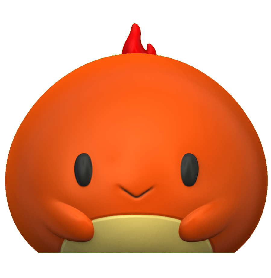 Charmander 3D Print - Pokémon Animochi Figure - Customizable Gift