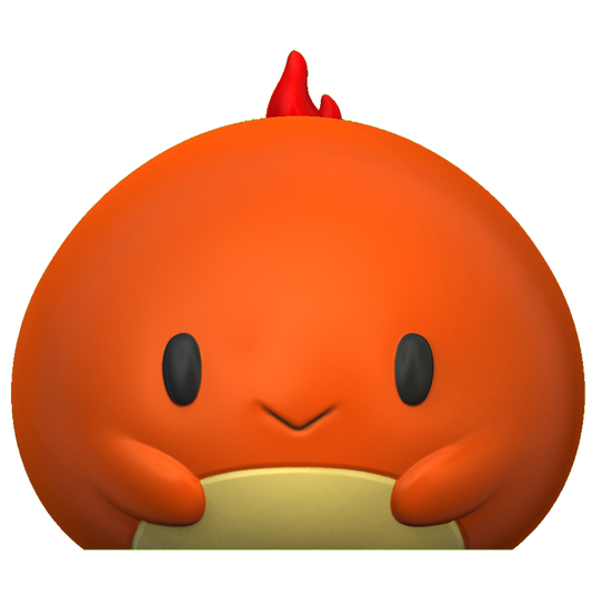 Charmander 3D Print - Pokémon Animochi Figure - Customizable Gift