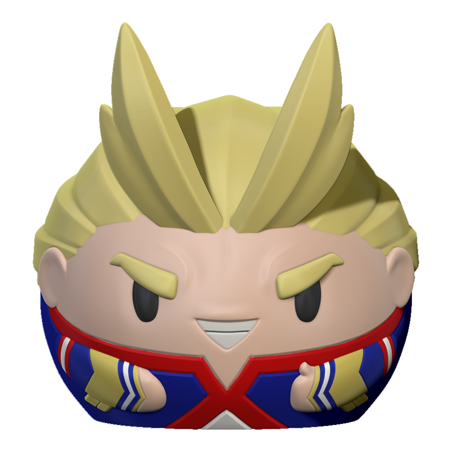 All Might 3D Print - My Hero Academia Animochi - Hero Collectible