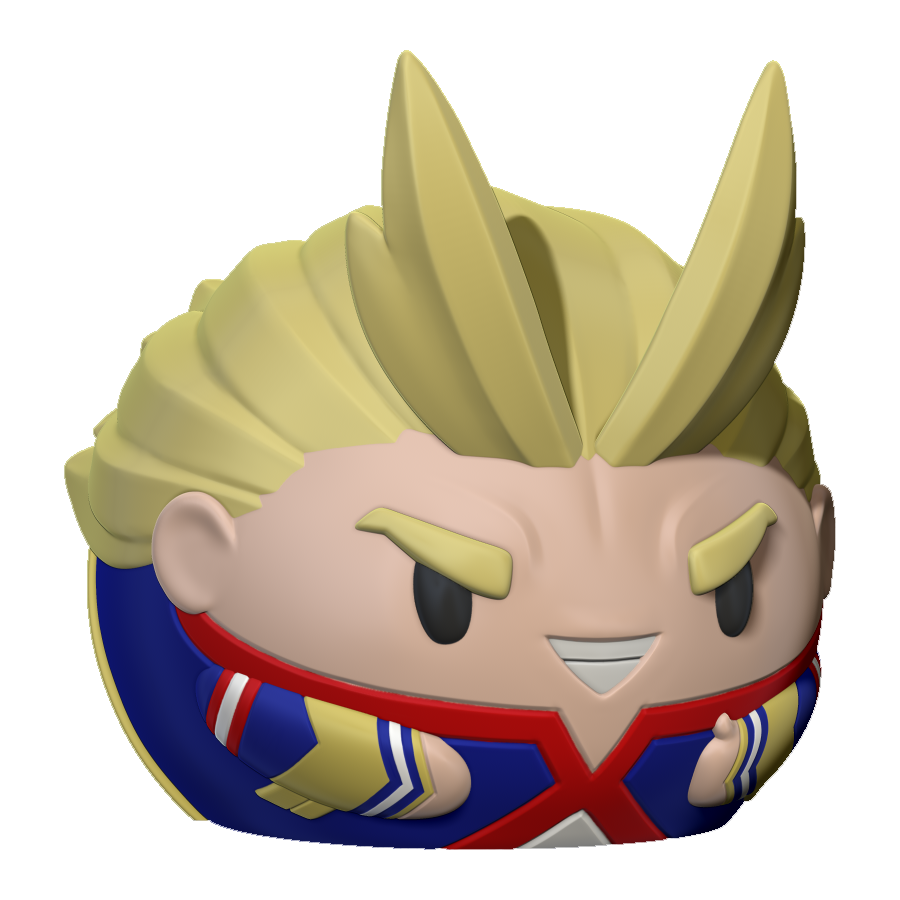 All Might 3D Print - My Hero Academia Animochi - Hero Collectible