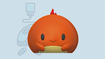 Charmander 3D Print - Pokémon Animochi Figure - Customizable Gift