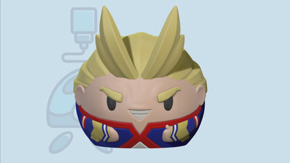 All Might 3D Print - My Hero Academia Animochi - Hero Collectible