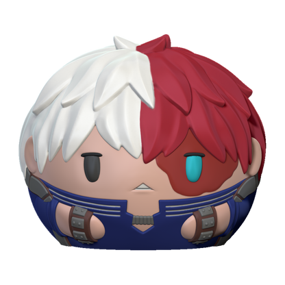 Shoto 3D Print - My Hero Academia Animochi - Custom Anime Figure