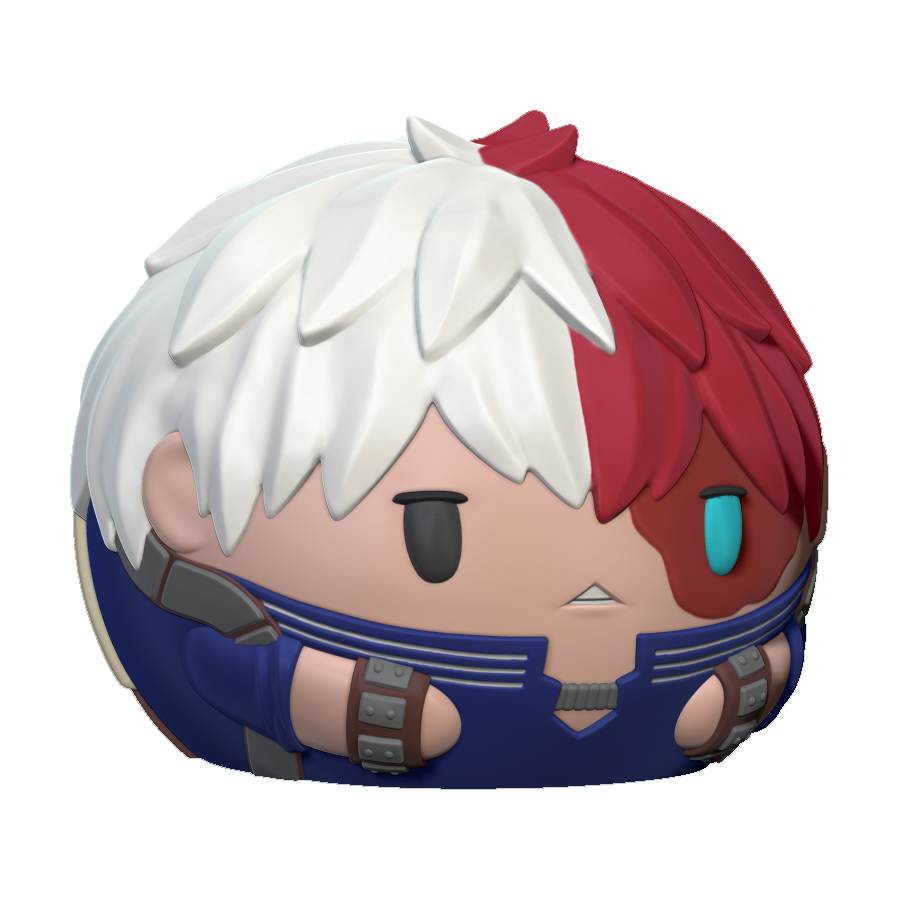 Shoto 3D Print - My Hero Academia Animochi - Custom Anime Figure